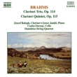 Clarinet Quintet, Clarinet Trio: Balogh(Cl)Danubius Q Jando(P)