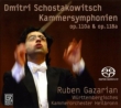 Chamber Symphonies Op 110a, 118a : Gazarian / Heilbronn Wurttemberg Chamber Orchestra