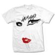 Lady Gaga T-shirt: Just Eyes,  Just Lips  /  Size: S