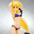 Magical Girl lyrical Nanoha StrikerS Fate T.Harlaown Swim Suit Ver.