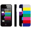 Color Bar Iphone4 / 4s���p�f�U�C���W���P�b�g(�u���b�N)