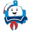 Ghostbusters -Rubber Pass Case (Marshmallow Man Bust)