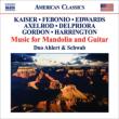 American Music for Mandolin & Guitar : Duo Ahlert and Schwab