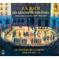 Orchestral Suites Nos.1-4 : Savall / Le Concert des Nations, M.Hantai(Fl)Biondi(Vn)(2SACD)(Hybrid)