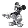 Udf Roen Collection Mickey Mouse (Grunge Rock Ver.)Black  &  Silver