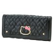 Hello Kitty Long Wallet (Heart)Black