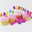 Card Happy Birthday: Grubkarte