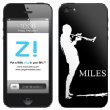 MusicSkins / Miles Davis -Sketch Black (iPhone5)