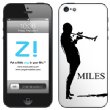 MusicSkins / Miles Davis -Sketch White (iPhone5)