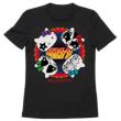 KISS KITTY T-shirt Rock Fire Black Mens Size: S