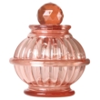 Bottle Lamp With Flameless Candle Shell Pink