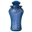 Bottle Lamp With Flameless Candle Sapphire