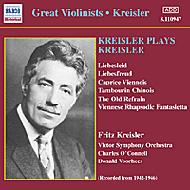 クライスラー (1875-1962)/Kreisler Plays Kreisler