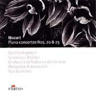 モーツァルト（1756-1791）/Piano Concerto 20： Argerich(P)rabinovitch / Concerto.25： S.richter Bashmet