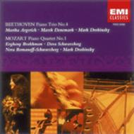 ベートーヴェン（1770-1827）/Clarinet Trio： Argerich Denemark Etc +mozart： Piano Quartet.1 (Cccd)