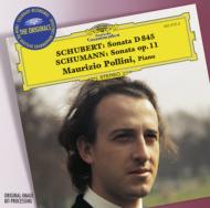 シューベルト（1797-1828）/Piano Sonata 16 ： Pollini +schumann： Piano Sonata 1