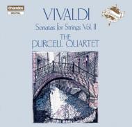 ヴィヴァルディ（1678-1741）/Sonata For Strings Vol.2： Purcell.q
