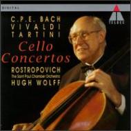 *チェロ・オムニバス*/Vivaldi C.p.e.bach Tartini： Cello Concerto： Rostropovich(Vc) H.wolf / St Paul Co