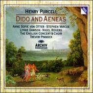 パーセル（1659-1695）/Dido ＆ Aeneas： Pinnock / English Concert Von Otter Varcoe