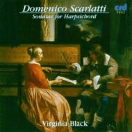 スカルラッティ、ドメニコ（1685-1757）/Harpsichord Sonatas： V.black(Cemb)