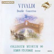 ヴィヴァルディ（1678-1741）/Double Concertos： Standage / Collegium Musicum 90