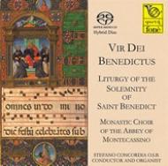 合唱曲オムニバス/Vir Dei Benedictus： Concordia / Coro Dei Monaci Di Montecassino (Hyb)