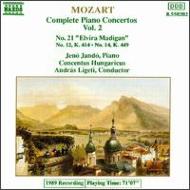 モーツァルト（1756-1791）/Piano Concerto 12 14 21： Jando A.ligeti / Concentus Hungarius