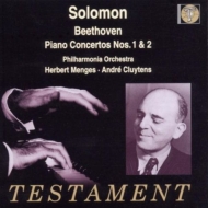ベートーヴェン（1770-1827）/Piano Concerto.1 2： Solomon(P)menges Cluytens / Po