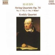 ハイドン（1732-1809）/String Quartet.72 73 74(Op.74)： Kodaly Q