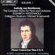 ベートーヴェン（1770-1827）/Piano Concertos.2 4： Westenholz / Schonwandt / Collegium Musicum Copen.