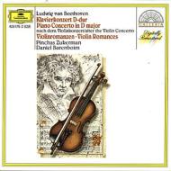 ベートーヴェン（1770-1827）/(Piano)violin Concerto： Barenboim(P) / Eco +romance.1 2： Zukerman / Lpo