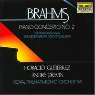 ブラームス（1833-1897）/Piano Concerto.2 Haydn Variations： Gutierrez(P)previn / Rpo