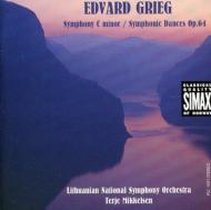 グリーグ（1843-1907）/Symphony Symphonic Dances： Mikkelsen / Lithuanian National So