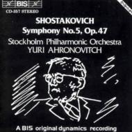 ショスタコーヴィチ（1906-1975）/Sym.5： Ahronovitch / Stockholm. po