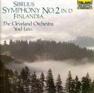 シベリウス（1865-1957）/Sym.2： Y.levi / Cleveland.o +finlandia