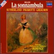 ベッリーニ（1801-1835）/La Sonnambula： Bonynge / National Po Sutherland Pavarotti Ghiaurov