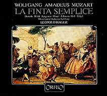 モーツァルト（1756-1791）/La Finta Semplice： Hager / Mozarteum O Donath Moser Berganza Holl