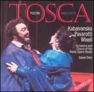 プッチーニ (1858-1924)/Tosca(Hlts)： Kabaivanska Pavarotti