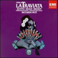 ヴェルディ（1813-1901）/La Traviata： Muti / Po Scotto A.kraus Bruson