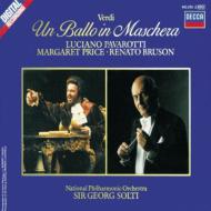 ヴェルディ（1813-1901）/Un Ballo In Maschera： Solti / National. po Pavarotti