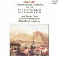 モーツァルト（1756-1791）/Piano Concertos.1-4： Jando / Hegyi