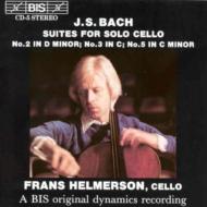 バッハ（1685-1750）/Cello Suites.2 3 5： Helmerson