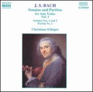 バッハ（1685-1750）/Sonatas ＆ Partitas For Solo Violin Vol.1： Edinger