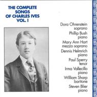 アイヴズ（1874-1954）/Complete Songs Vol.1： Ohrenstein(S) M.a.hart(Ms) Sperry(T) W.sharp(Br)