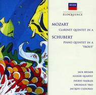 Mozart / Schubert/Clarinet Quintet / Piano Quintet： Brymer Haebler