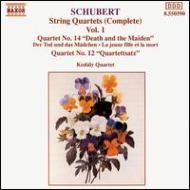 シューベルト（1797-1828）/String Quartets.12 14： Kodaly.q
