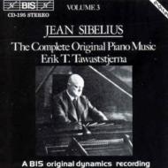 シベリウス（1865-1957）/Piano Works.3： Tawaststjerna