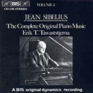 シベリウス（1865-1957）/Piano Works.4： Tawaststjerna