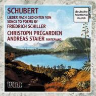 シューベルト（1797-1828）/Lieder(By Schiller)： Pregardien / Staier