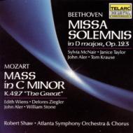 ベートーヴェン（1770-1827）/Missa Solemnis： Shaw / Atlanta. so ＆ Cho Etc +mozart： Mass K.427
